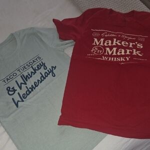 Maker's Mark Red T-Shirt and Graphic Tee Set